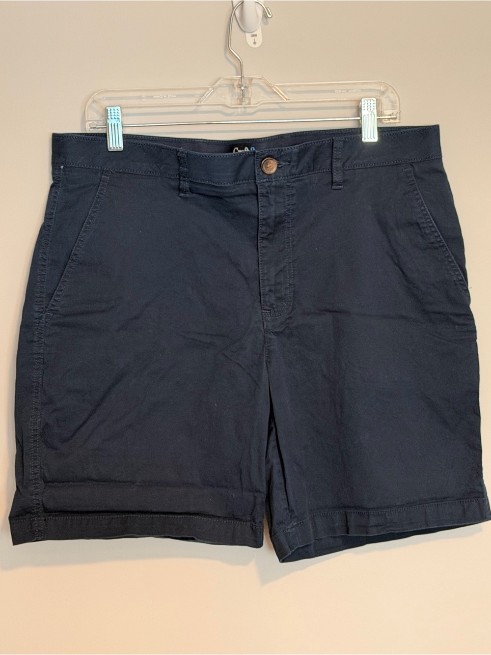 Navy blue Croft & Barrow Men's Classic Chino Shorts - Size 36